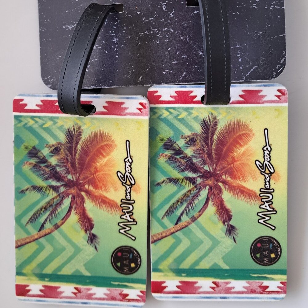 Maui and Sons Surfer Collection Luggage Tags - Pair